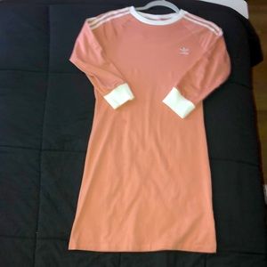 Adidas Half sleeve Pink Dress/Nightgown